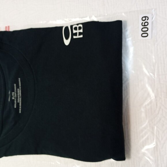 Oakley T-Shirt Mens Black XL With HB Logo & Graphic Back Print Regular Fit - Picture 6 of 6